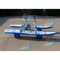 Water Sports Aqua Bicycle Pedal Inflatable Water Bike Bicycle Water Exercise Waterbike