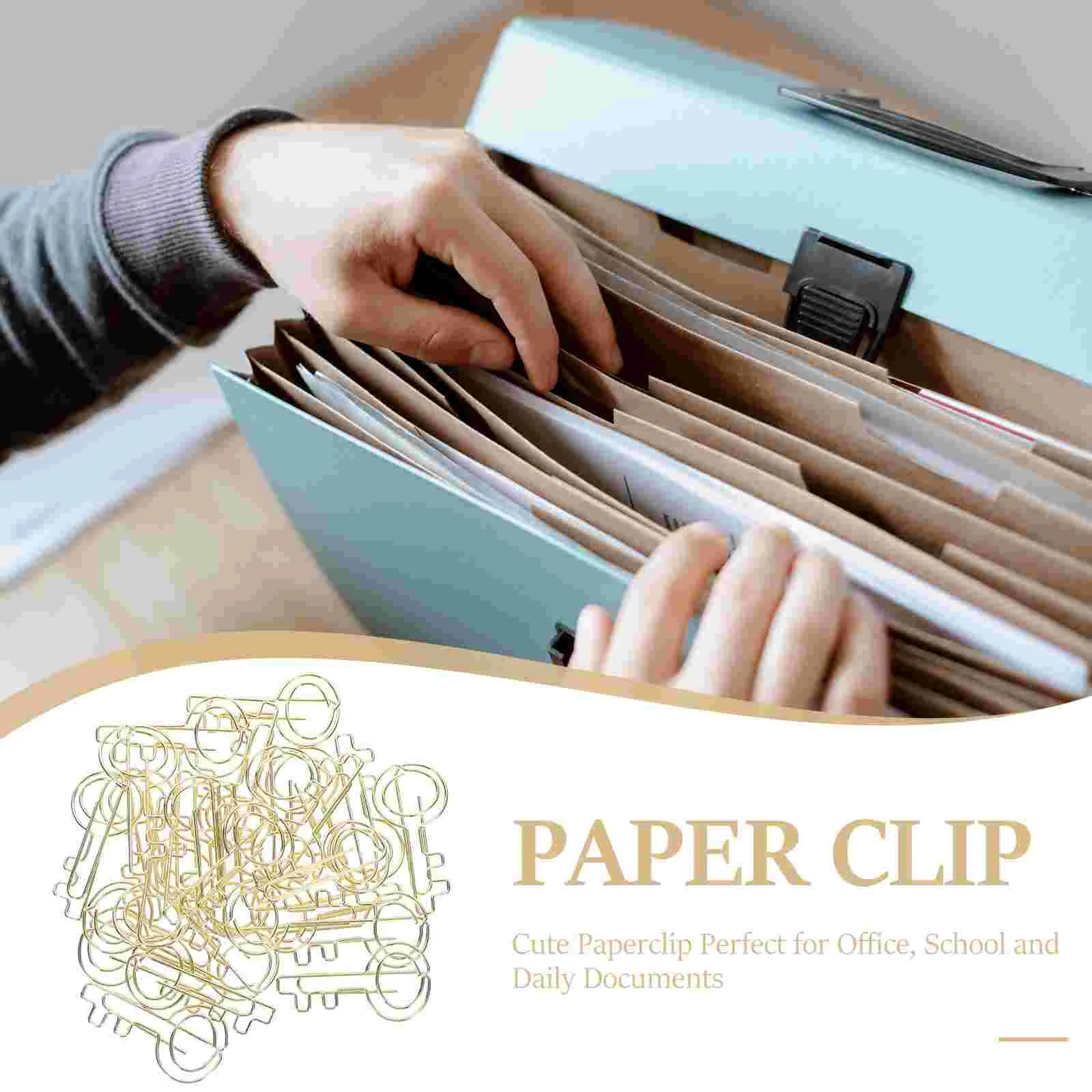 Imagem -06 - Clipe de Papel Chave Acessórios de Escritório Clipes de Papel Decorativos Pequeno Divertido Mesa Multiuso 30 Peças