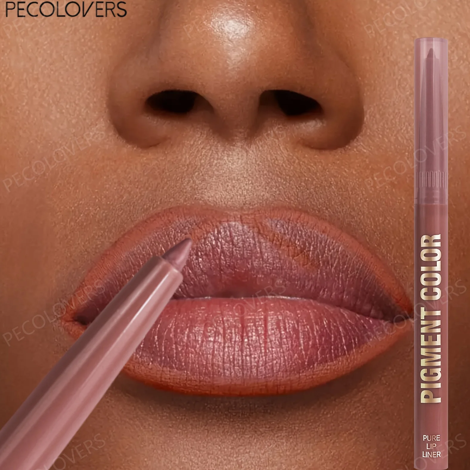 Matte Velvet Lip Liner Pencil,Matte Finish Lip Liner,Not sticky, Not greasy, Not drying,2 in 1 Lip Liner & Lipstick