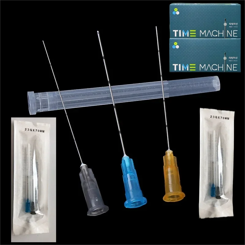 

Disposable Fine Blunt-tip cannulas for injection 14G 90mm 18G uric acid facial filling nasal mico blunt cannula