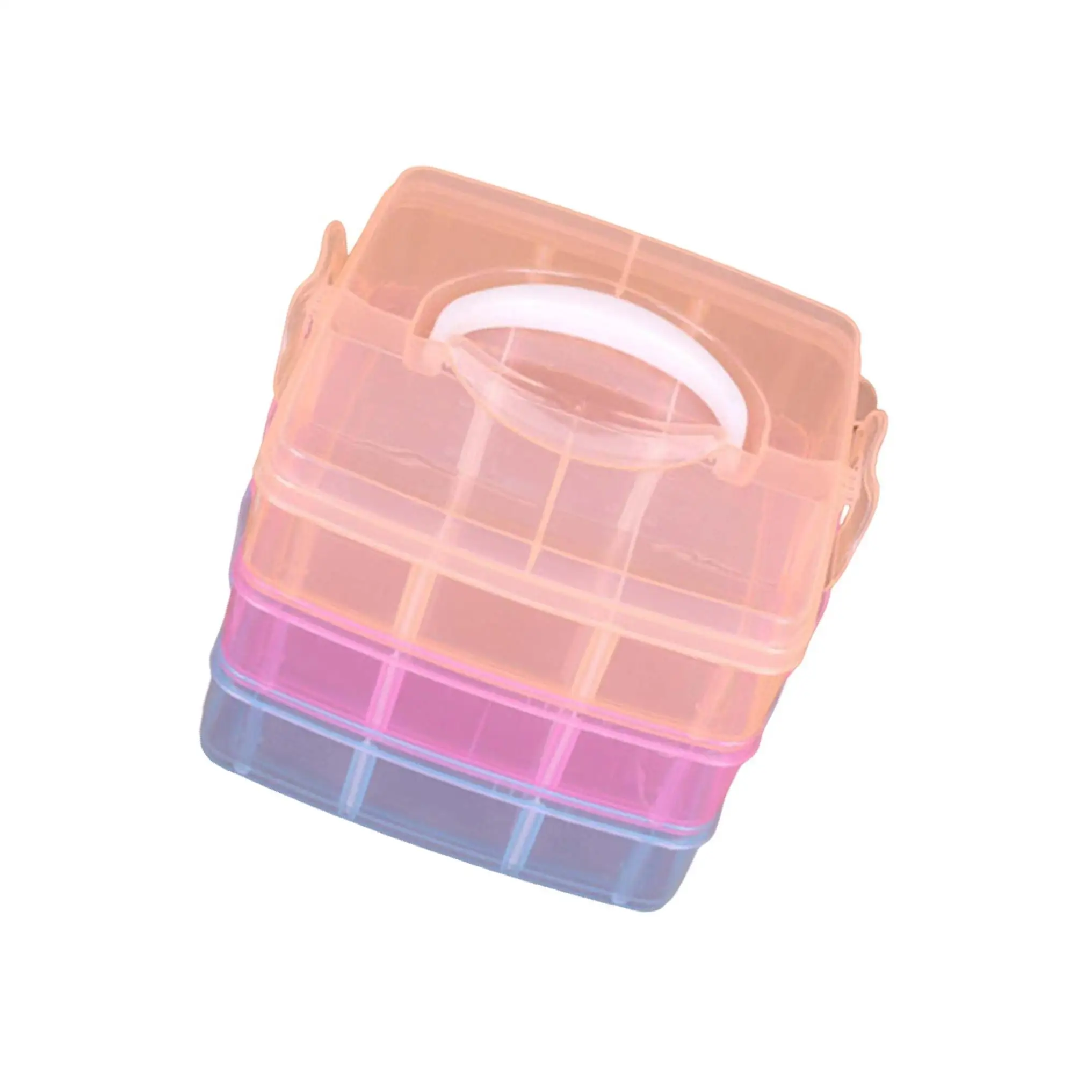 

Portable Jewellery Tool Box ABS for Beads, Earrings, Display Collection