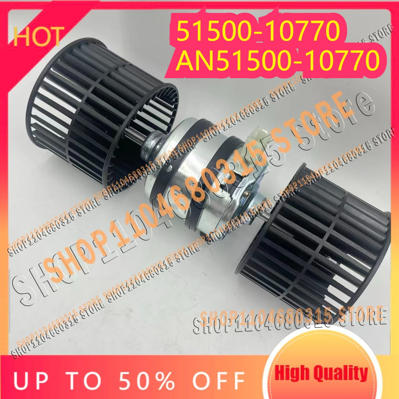 

24V New Blower Motor Zt Truck Parts 51500-10770 AN51500-10770 for Wheel Loader WA150-6 WA150PZ-6 WA200-6 WA200PZ-6
