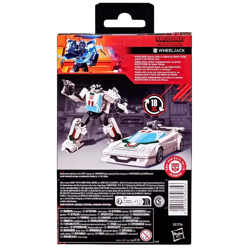 Na Stanie Hasbro Transformers Movie Toys WFC Game Edition Class D Destruction Jack Figurka Akcji Robot Transformujący Kolekcjonerska Zabawka