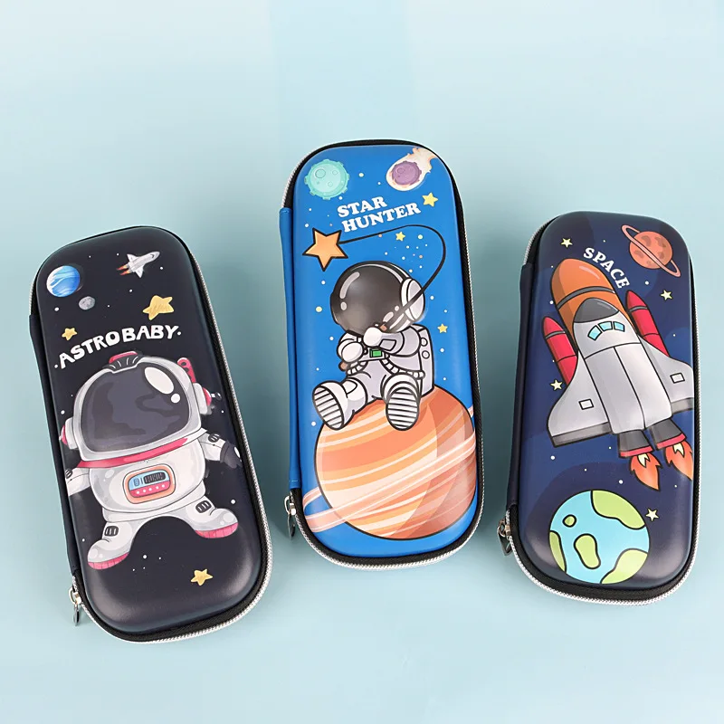 

Children's Cartoon EVA Pencil Case Cute Cartoon 3D Astronaut Rocket Stationery Box Student School Office Stationery Supplies