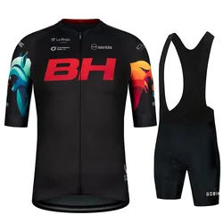 Gobikful Cycling Jersey Set Short Sleeve Summer Bicicleta Clothing MTB Maillot Ropa Ciclismo Sportswear Printing Bicycle Suit