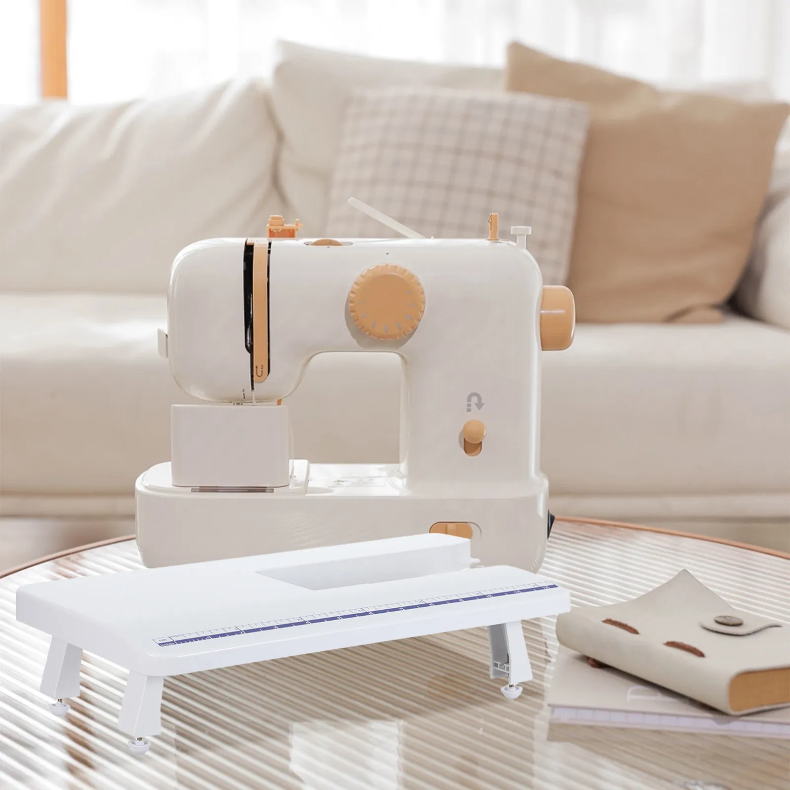 Sewing Machine Extension Table Wide Plastic Extension Table Compatible for Brother 2700 27Pk Stable Sewing Surface Quilting