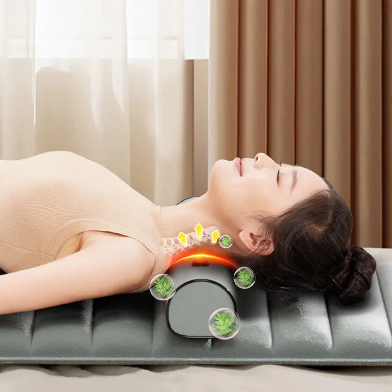 رائجة البيع قابل للتعديل متعددة الوظائف كامل الجسم تدليك كهربائي فراش ميزة العلاج الحراري المنزلية #1