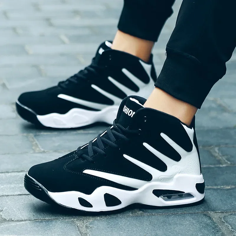 Fashion Versatile Running Shoes Korean Sports Casual Cotton Shoes Tenis High-top Teen Couple Board Shoes Zapatillas De Deporte