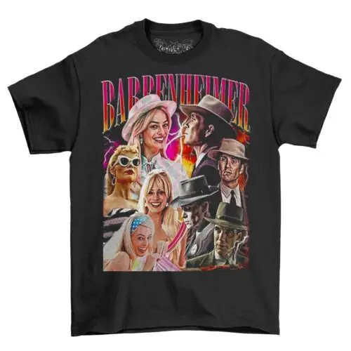 Limited Edition Barbenheimer Vintage Movie Shirt Mens & Ladies Unisex T-Shirt