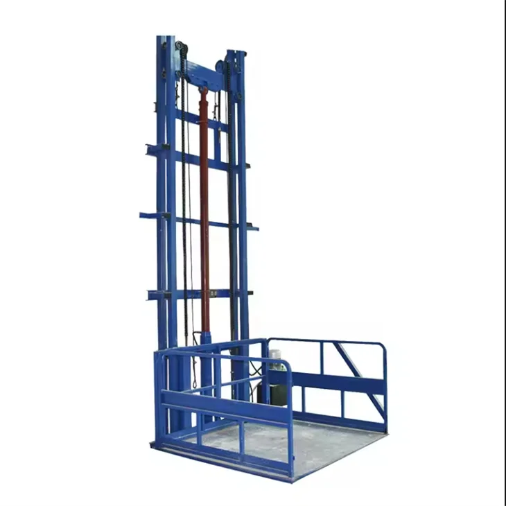 Wall-mounted Freight Elevators for Indoor and Outdoor Narrow Spaces in Warehouses, Small Freight Elevator Price