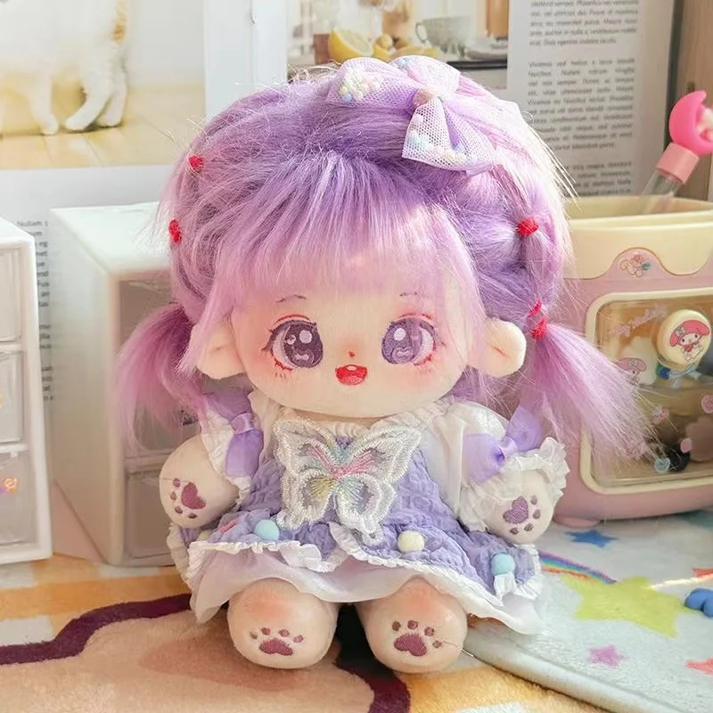 

Cute Dress Up Naked Dolls 20cm Kawaii No Attribute Fat Body Doll Customization Cospslay Cartoon Idol Game Characters Dolls New