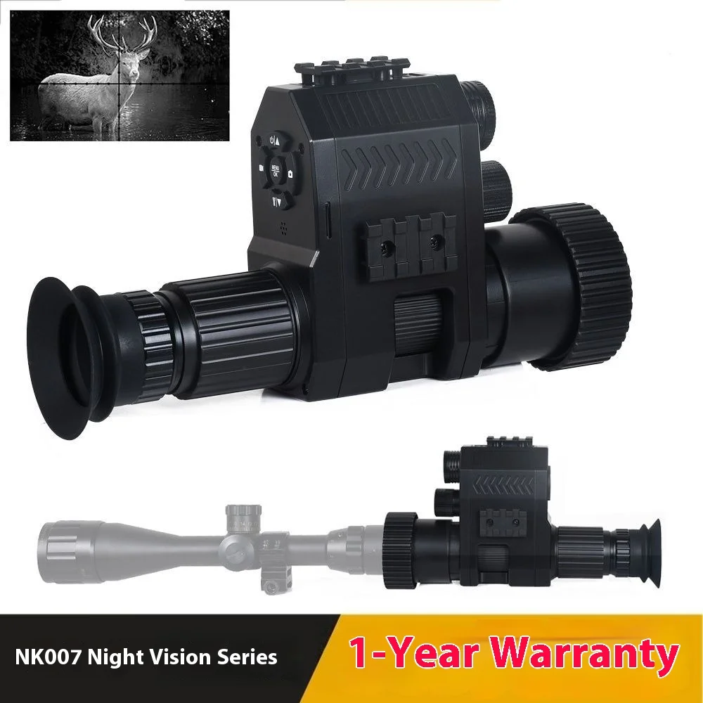 

2025 hot selling outdoor hunting night vision device anti-shock AI zoom constant point 1080P infrared laser visible 200-400