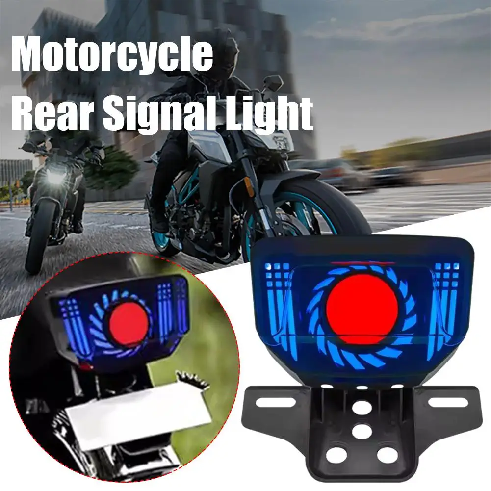 For Honda CG125 TMX125/155 CG CD CT Motorcycle Tail Lights Rear 12V Turn Flashing Lights Right RGB Left Signal And Led D8Q5