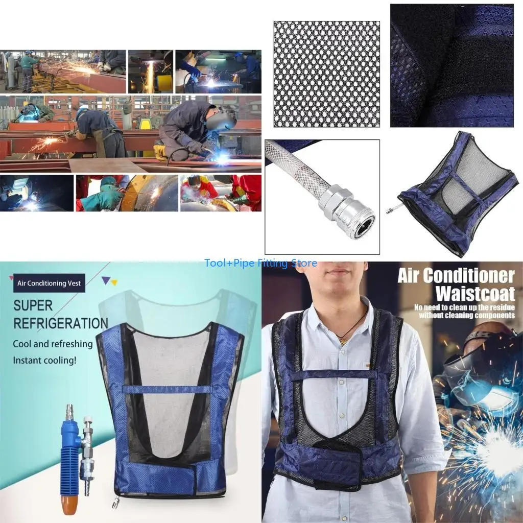 F92B High Efficiency Heat Resistant Cooling  Lightweight Gear For Welding And Manufacturing With Vortexes Tube Airflows