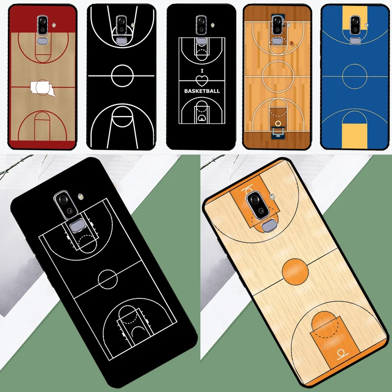 Basketball Court Phone Case For Samsung Galaxy J5 J3 J7 J1 A3 A5 2017 2016 J4 J6 J8 A7 A9 A6 A8 Plus 2018