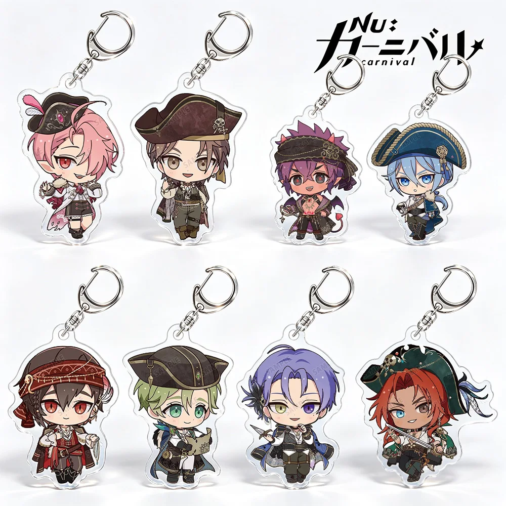 NU: Carnival Aster Eiden Morvay Edmond Yakumo Olivine Kuya Quincy Garu Blade Chibi Pirate Ver Acrylic keychain Bag pendant