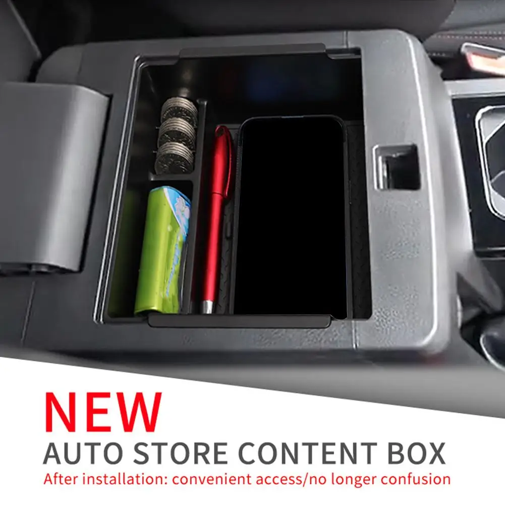 لميتسوبيشي L200/تريتون 2024-2025 مسند الذراع صندوق تخزين سيارة مركز مسند الذراع صندوق تخزين وحدة التحكم صندوق منظم الملحقات