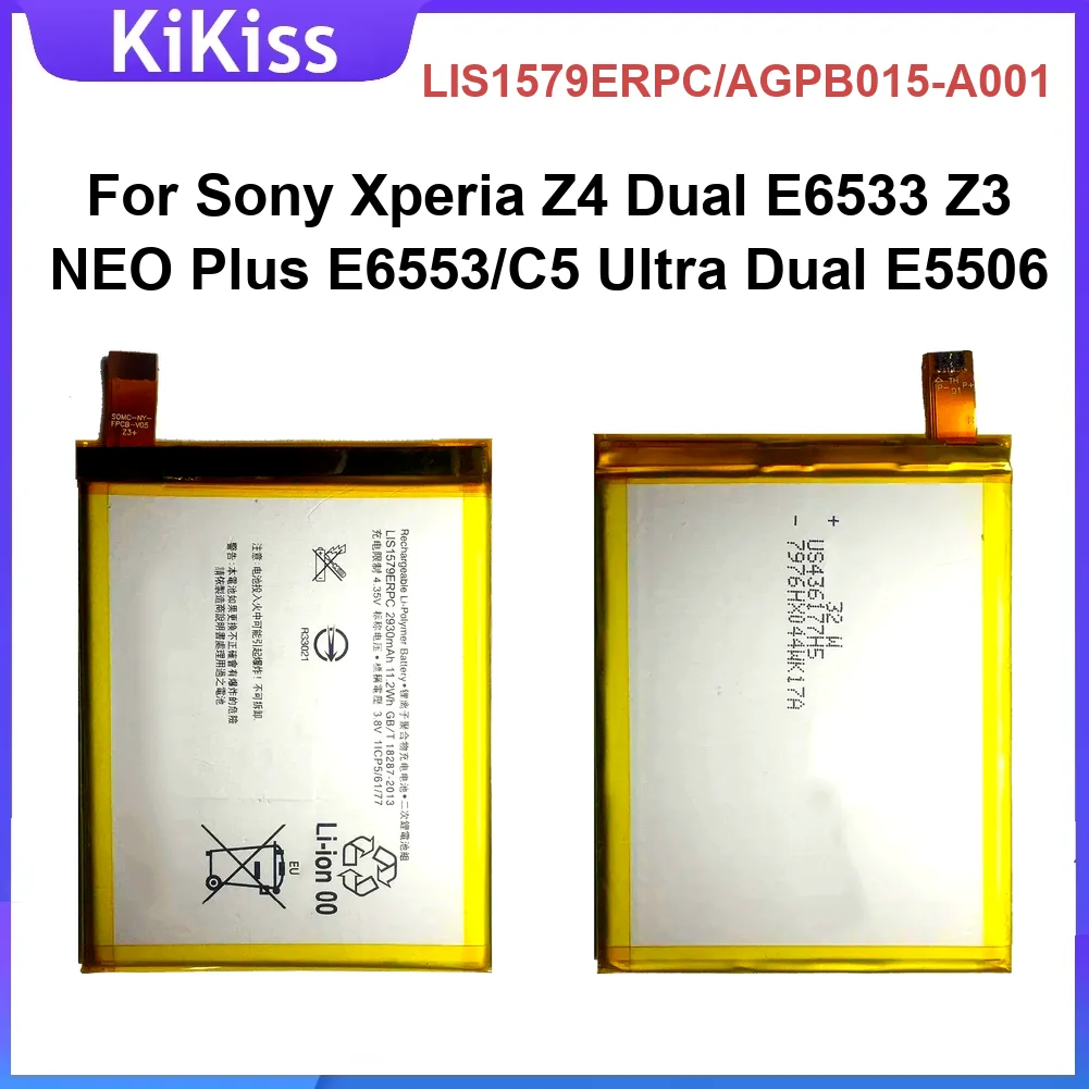 Battery 2930Mah For Sony Xperia Z4 Dual E6533 Z3 Neo Plus E6553 So-03G Z3+ C5 Ultra E5506 E5553 E5533 Mobile Phone Batter