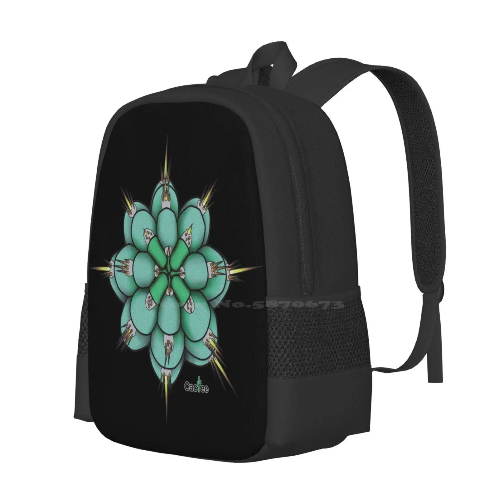 Trichocereus Peruvianus Sharxx Blue Hot Sale Schoolbag Backpack Fashion Bags Cactee Cacti Cactus Fields Oz Pachanoi Peruvianus