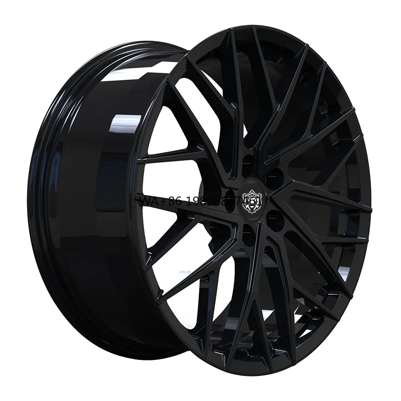 

Custom Forged Rims Attractive Design Black Full Paint Forged Wheels 5x120 Forged Luxury Aluminum Passenger Car Wheels for X3 A6