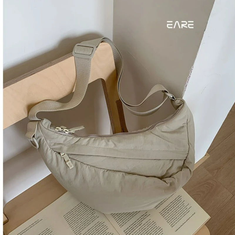 حقيبة هوبو بسيطة ومتعددة الاستخدامات، حقيبة كروس كاجوال أنيقة وهي حقيبة كتف مناسبة وعصرية وخفيفة الوزن #4