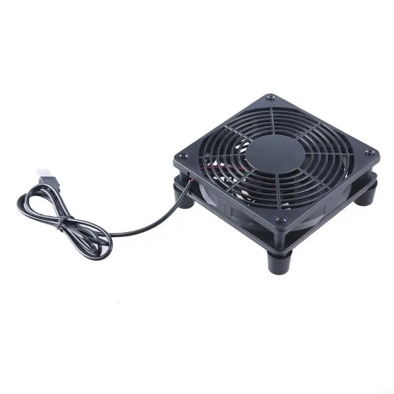 H37B 120mm USB Router Fan 12050 1500rpm Kipas Pendingin Router Komputer Untuk Penerima DVR Komputer