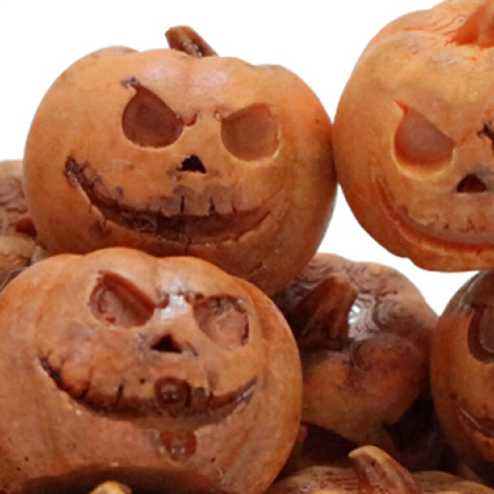 Figurine di zucca in miniatura 20x decorazioni di Halloween per il cortile della tavola di casa