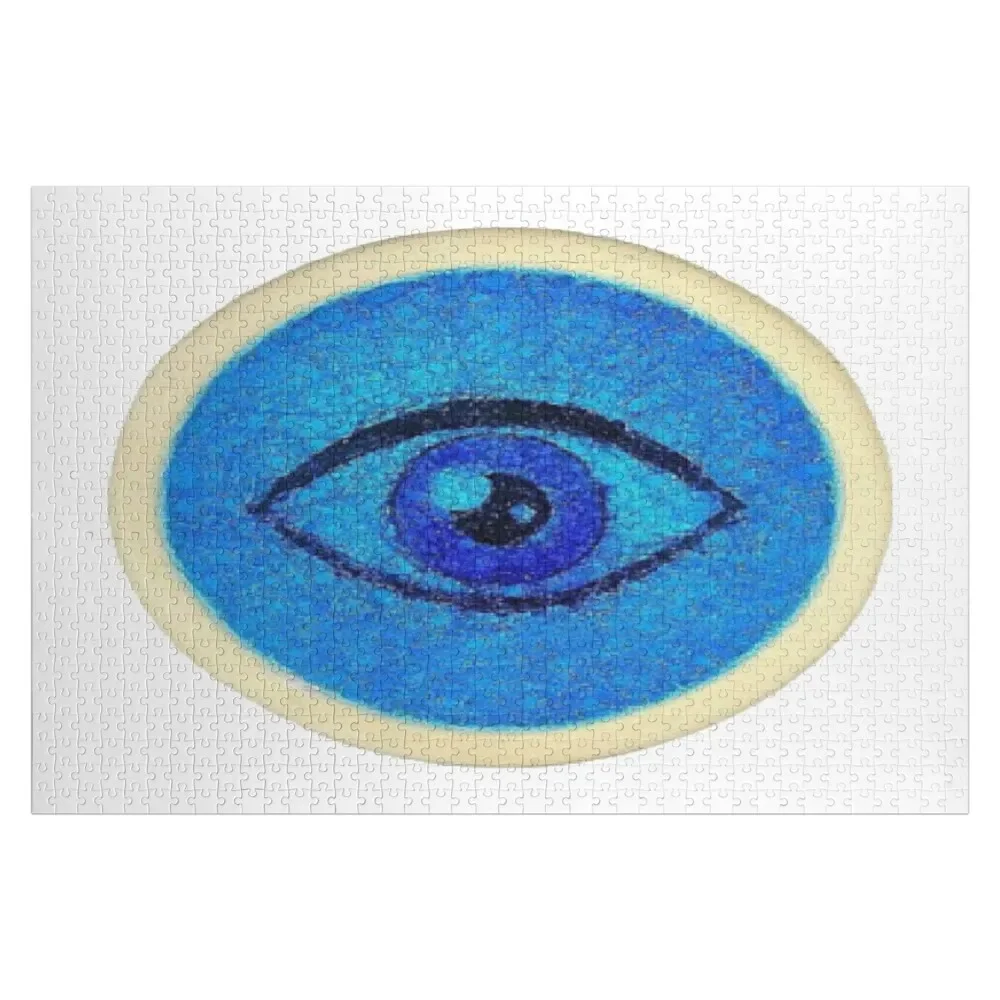 

The Greek Eye Jigsaw Puzzle Custom Gift Works Of Art Wood Name Custom Puzzle