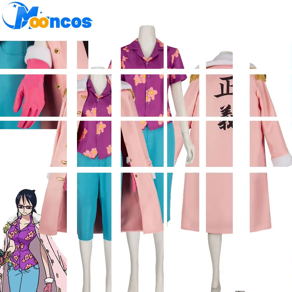

Tashigi Cosplay Costume Women Fantasia Shirt Pants Cloak Movie Roleplay Clothing Female Disguise Halloween Carnival Party Suit