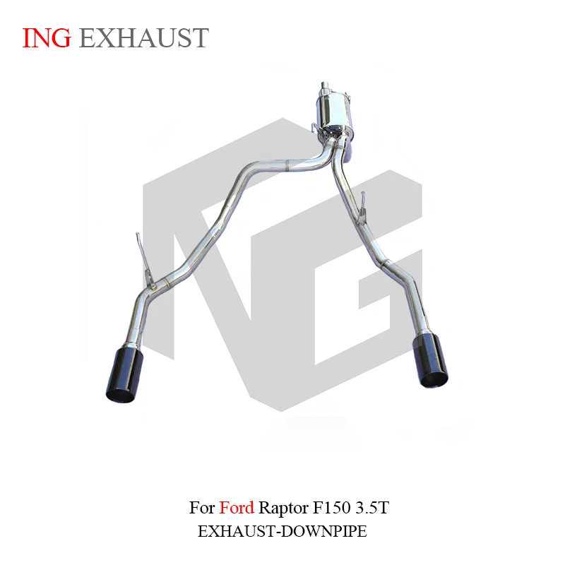 

ING Performance Exhaust Valve Catback for Ford Raptor F150 3.5T Muffler Stainless Steel 304 Up Race Accessories Engine System