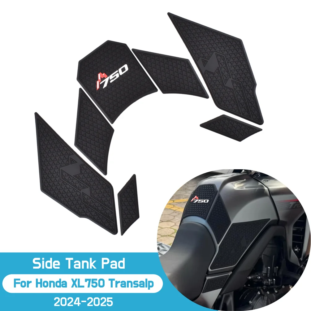 

For Honda XL750 Transalp 2024 2025 XL 750 Side Tank Pad Oil Gas Fuel Protector Cover Sticker Decal Motorcycle Motor Accessories