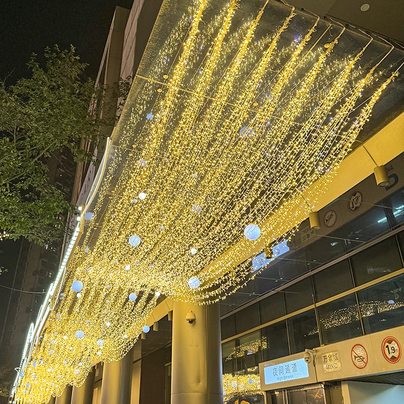 LED السماء المرصعة بالنجوم ضوء ملون سلسلة في الهواء الطلق مقاوم للماء ضوء وماض خيمة التخييم شجرة معلقة ضوء الجو الزخرفية #3