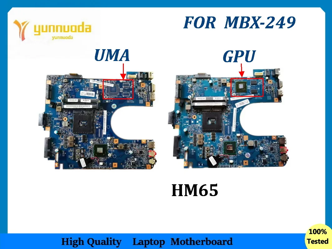 

S0204-1M For Sony VAIO VPCEH-111T VPCEH Laptop Motherboard A1829664A A1829663A MBX-249 48.4MQ01.01M HM65 DDR3 tested good