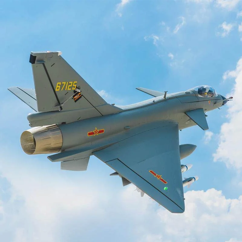 64 มม.J-10 ducted Fighter FIXED Wing รุ่นรีโมทคอนโทรล Baby J-10 เครื่องบินควบคุม flaps จําลองของเล่น