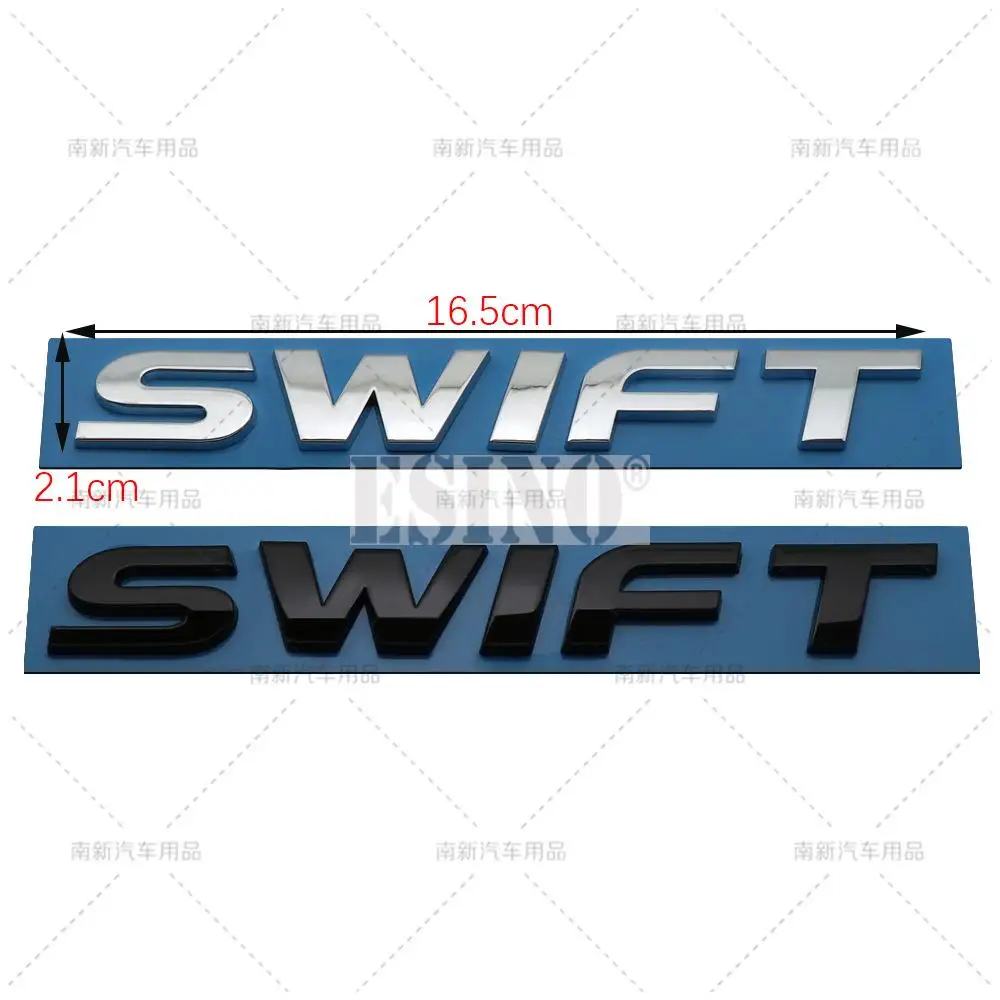 Car Styling Swift 3D ABS samoprzylepny emblemat odznaka na bagażnik naklejka na błotnik naklejka na karoserię dla Suzuki Swift