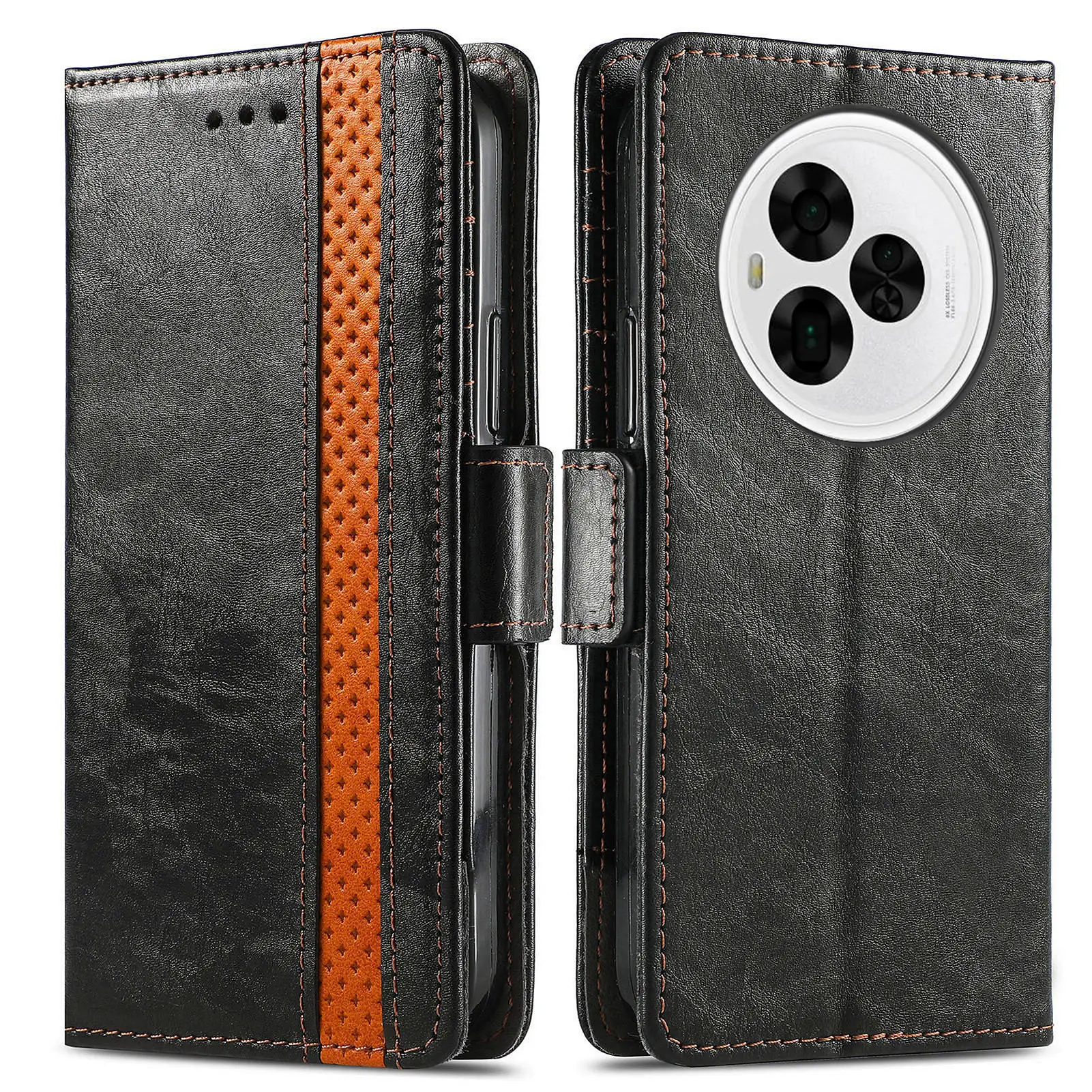 

Чехол-кошелек из ретро-кожи с откидной крышкой и слотом для карт для TCL 50 5G 60 SE LE XE NxtPaper 60R 503 501 502, RFID-защита, ударопрочный чехол для телефона