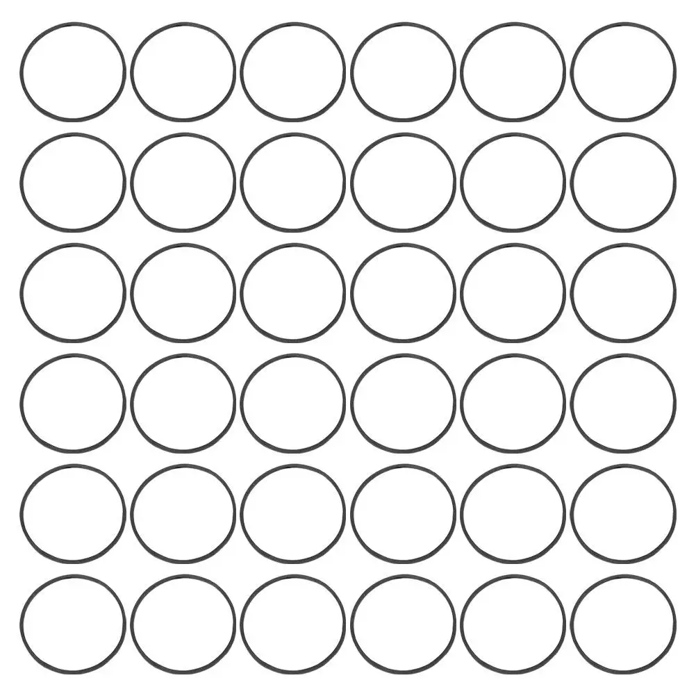 

200 шт. черных резиновых эластичных колец для тату-машинок: превосходная эластичность, стабильное натяжение, аксессуары для татуировок