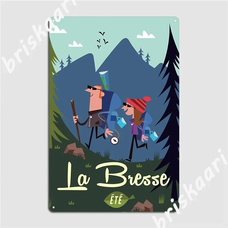 La Bresse Poster Metal Sign Painting Décor Club Home Design Home Tin Sign Poster