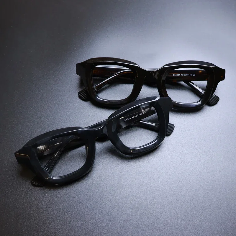 

Acetate Handmade Glasses Frame Men Vintage New Designer Eyeglasses Frame Women Retro Luxury Brand Eyewear