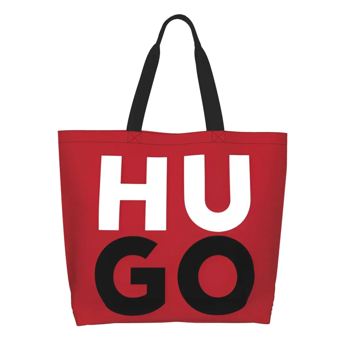 H-HUGO Logo huruf tas belanja kapasitas besar aksesoris Fashion tas belanja untuk wanita