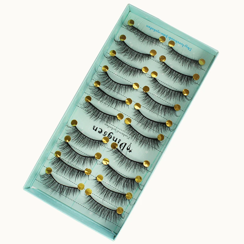 10 Paar dramatische falsche Wimpern 10–23 mm russische falsche Wimpern flauschige dichte DD Curl große Curling-Bogen-Wimpernverlängerungen – Detail 23