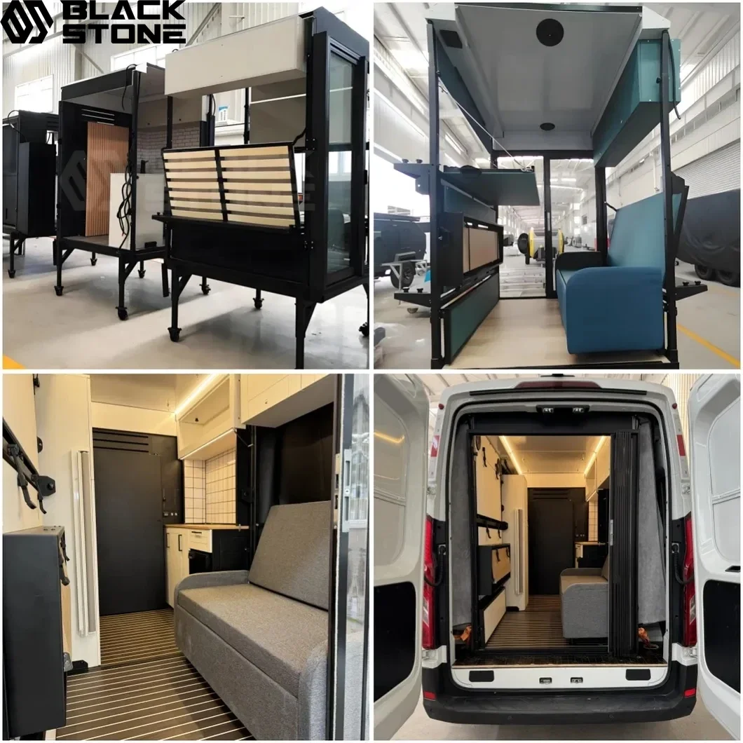 Detachable Camper Box System Lightweight Modular Wohnmobil RV Components Modul Campervan Conversion
