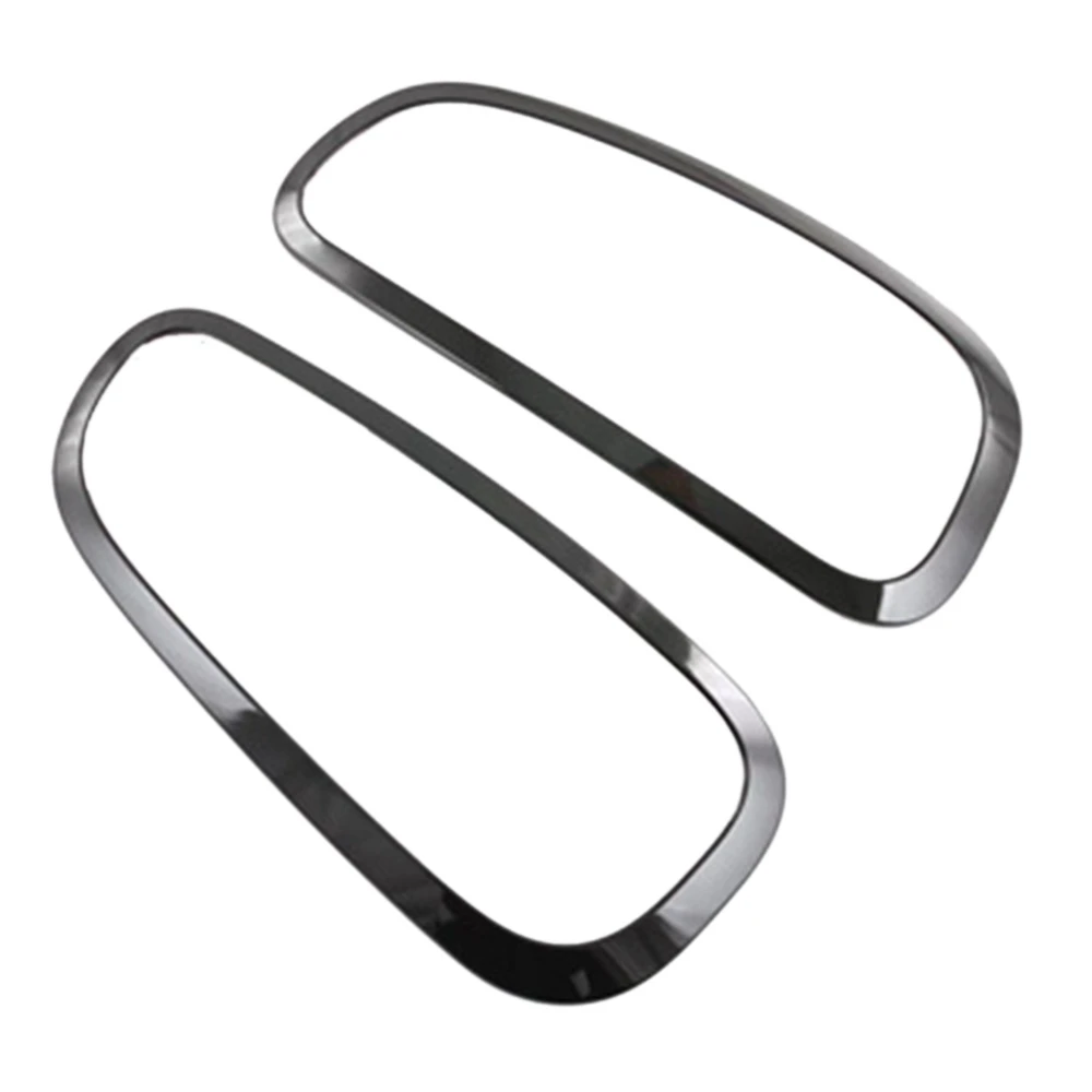 

A61E-2Pcs Glossy Black Rear Tail Light Lamps Frame Taillight Ring Decorative Cover Trim for MINI Cooper Clubman 2022