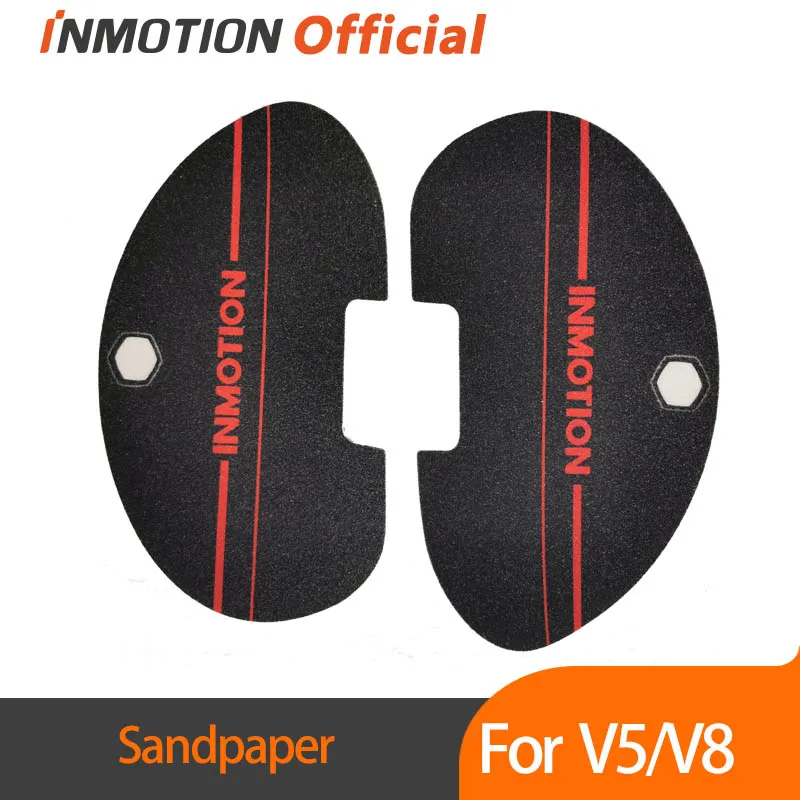 INMOTION V5 Series Pedal Sandpaper V8 Original Sandpaper Unicycle Self Banlance  Board Red Pedal Sticker Accessories