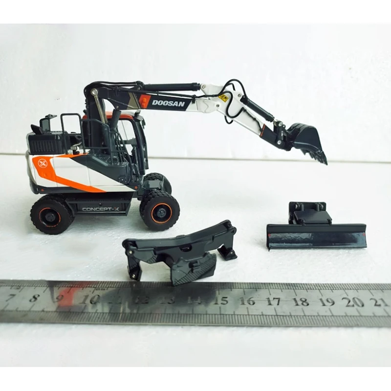 

Массовый литой под давлением масштаб 1:50 DOOSAN DX165 экскаватор X версия сплава инженерное оборудование модель коллекция подарок украшение дисплей