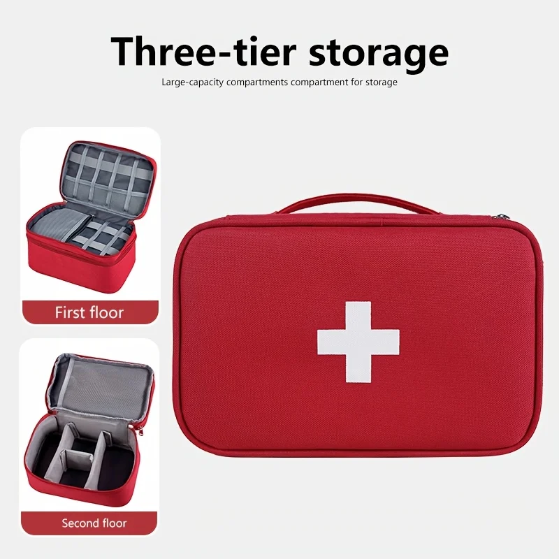 مجموعة الإسعافات الأولية - مجموعة الإسعافات الأولية الطبية الاحترافية للمنزل والمكتب والسيارة والسفر والخارج والتخييم والمشي لمسافات طويلة