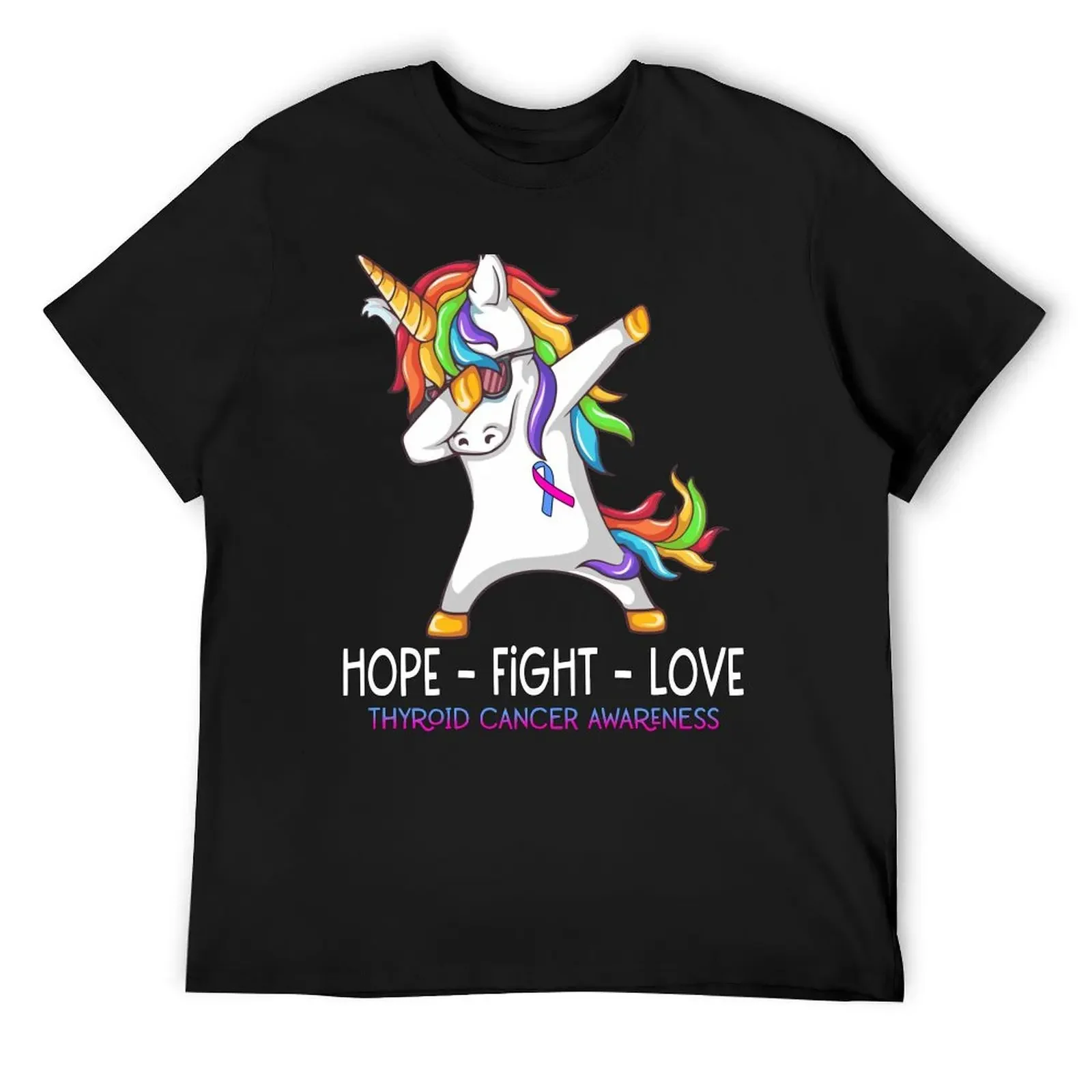 

Hope Fight Love Thyroid Cancer Awareness T-Shirt for a boy animal prinfor boys tee shirts for men