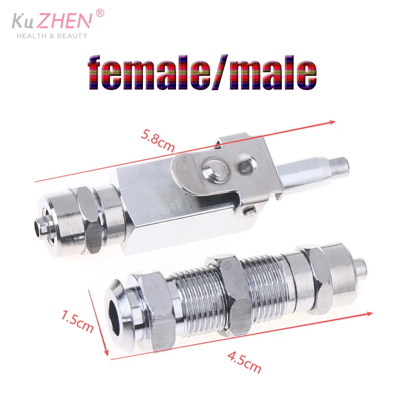 1pc Or 1set Dental Air Water Quick Connector Anti-Retraction For Ultrasonic Scaler Stainless Steel Dentist Accessories