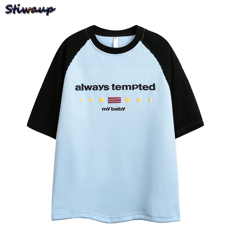 Basic T-shirts Women Off Shoulder Short Sleeve Tee Women's Summer Clothes Women 2024 Y2k Clothes 2000s Summer Knitwear T Shirts