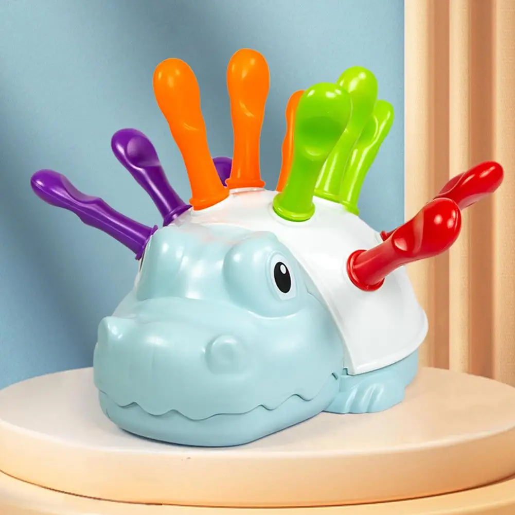 Early Education Hedgehog Toy for 0-3 Years Old - Color Recognition Focus Training Puzzle for Infant Cognitive Development